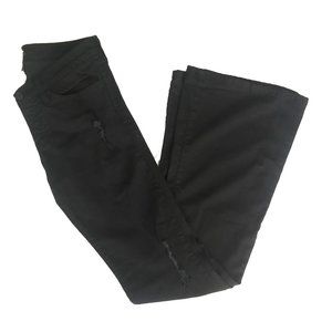 New Flying Monkey black, distressed flare jeans
